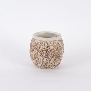 САКСИЯ КАФЯВО - БЯЛО 14.5x14.5x14см