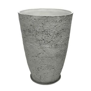 САКСИЯ ОТ КАМЪК ПОЛИСМОЛА С ЧИНИЯ, СИВА, ИЗНОСЕНА,ГОЛЯМА, Φ51x71см