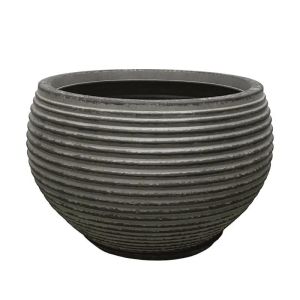 САКСИЯ ОТ ПОЛИСМОЛА С ЧИНИЯ, ЧЕРНА, СТАРА,ГОЛЯМА - Φ70x45.5см
