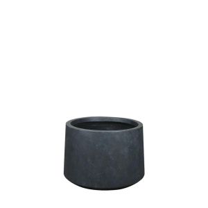 САКСИЯ ФИБЕРГЛИНА XSMALL ОТ ЧЕРЕН МРАМОР - Φ23x16см