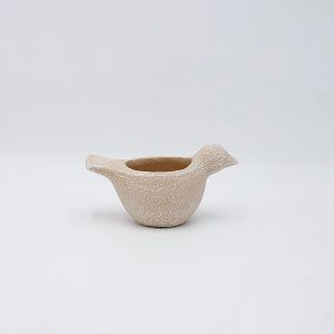САКСИЯ, ПТИЦА, ЦИМЕНТ, БЕЖОВА, 18x9x9.5 см