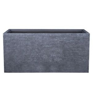 СИВА САКСИЯ ФИБЕРГЛИНА, ПРАВОЪГЪЛНА - 100x47x47см