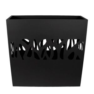 ЧЕРНА МЕТАЛНА САКСИЯ - 100x30x100см 1/KIB