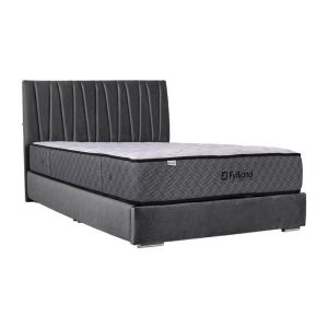 ДВОЙНО ЛЕГЛО С МЯСТО ЗА СЪХРАНЕНИЕ LUNASTORE ЦВЯТ НА ПЛАТ С ВЪГЛЕН 162X208X115СМ (160X200)