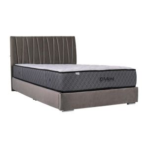 ДВОЙНО ЛЕГЛО С МЯСТО ЗА СЪХРАНЕНИЕ LUNASTORE ЦВЯТ ТАУП ПЛАТ 162X208X115СМ (160X200)