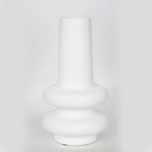 КЕРАМИЧНА ВАЗА БЯЛА 21.5X21.5X39СМ