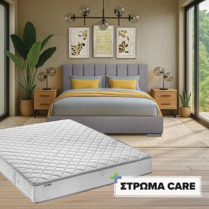 КОМПЛЕКТ ДВОЙНО ЛЕГЛО UDINE ЦВЯТ ВЪГЛЕН 167X214X115СМ С МАТРАК CARE 160X200 UDN