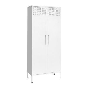 МЕТАЛЕН ШКАФ LEVI БЯЛ ЦВЯТ 70X35X170СМ