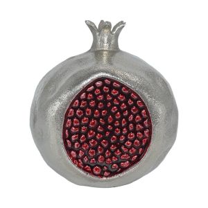 МЕТАЛНА ДЕКОРАТИВНА ФИГУРА НАР НИКЕЛ-ЧЕРВЕН ЦВЯТ 15X13X16СМ