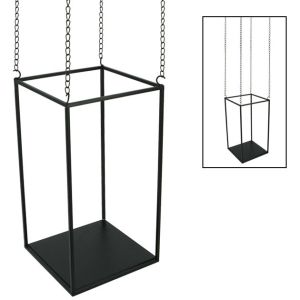 МЕТАЛНА ПОСТАВКА - ЧЕРНА / 4 ВЕРИГИ 25X45X145CM