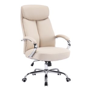 ОФИС СТОЛ VENZA БЕЖОВ, PU 70X65X117-124СМ