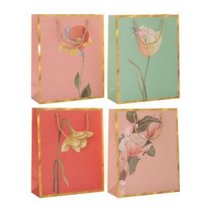 ХАРТИЕНА ТОРБИЧКА 18X23X8CM 4 ЦВЯТА