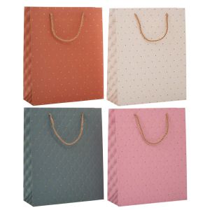 ХАРТИЕНА ТОРБИЧКА 31X42X12CM 4 ЦВЯТА