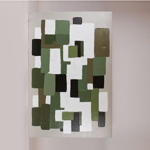 РЪЧНО РИСУВАНА КАРТИНА ПЛАТНО 80X3.8X120СМ