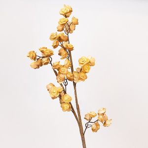 ДЕКОРАТИВНА КЛОНКА ЗА РАСТЕНИЕ, ЖЪЛТО 23X105СМ
