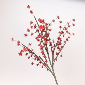 ДЕКОРАТИВНА КЛОНКА С ЧЕРЕШОВИ ЦВЕТЯ, ЧЕРВЕНИ 45X105СМ