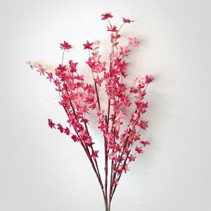ДЕКОРАТИВНА КЛОНКА ЧЕРЕШОВИ ЦВЕТЯ ЖЪЛТО-ЛИЛАВО 45X105СМ