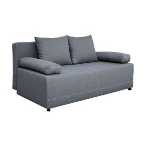 ДИВАН ЛЕГЛО NUVIA СИВ ПЛАТ 190X80X85СМ