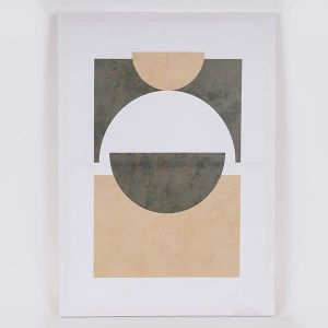КАРТИНА ПЛАТНО С РАЗЛИЧНИ ДИЗАЙНИ БЕЖОВО - КАФЯВО - БЯЛО 50X70СМ