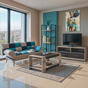 КОМПЛЕКТ МЕБЕЛИ ДНЕВНА AURA ОТ 3 ЧАСТИ