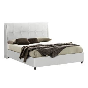 ЛЕГЛО С МЯСТО ЗА СЪХРАНЕНИЕ DREAMLET HM716.03 БЯЛ БУКЛЕ ПЛАТ - ЗА МАТРАК 160X200СМ.