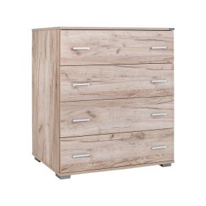 СКРИН IMPERIUM 4F ЦВЯТ СИВ ДЪБ 90X44X106СМ