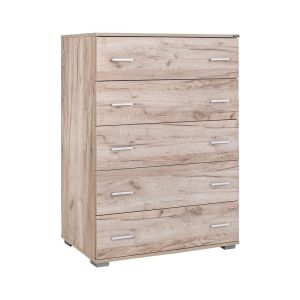 СКРИНТА IMPERIUM 5F, ЦВЯТ СИВ ДЪБ, 90X44X127 СМ