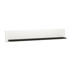 СТЕНЕН РАФТ SARTHE ZP БЯЛО-ЧЕРЕН МАТ 150X20X25СМ NTV