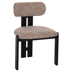 ТРАПЕЗАРЕН СТОЛ KARVO HM18252.03 ПЛАТОВО В КАФЯВО - ДЪРВО В ЧЕРНО 57X50X78.5ВСМ.