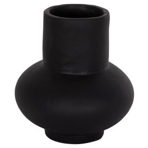 ВАЗА LEMA HM4664.01S ТЕРАКОТА В ЧЕРНО - Φ22X22HСМ.
