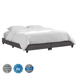 ЗА ЛЕГЛО KING-SIZE SIGGY HM21218-СИВ ПЛАТ-ЗА МАТРАК 180X200СМ.