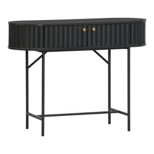 КОНЗОЛА ZEPLEN MDF-МЕТАЛ В ЧЕРЕН НЮАНС 100X35X75СМ