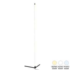ЛАМПИОН ESTHETIC I LED МЕТАЛ В ЧЕРЕН ЦВЯТ 45X2X140СМ