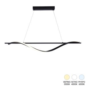 ПОЛИЛЕЙ LED DERZIA МЕТАЛ В ЧЕРЕН ЦВЯТ 100 СМ