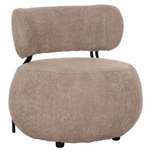 ФОТЬОЙЛ KARSEN HM9598.08 ТЪМНО БЕЖОВ БУКЛЕ ПЛАТ 79X82X74ВСМ.