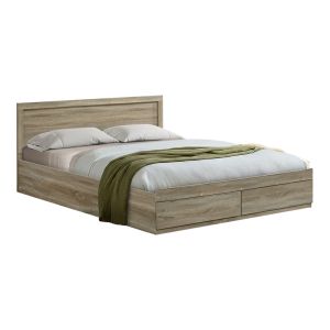 ЛЕГЛО OLYMPUS С ЧЕКМЕДЖЕ В ЦВЯТ СВЕТЪЛ ДЪБ 160X200СМ