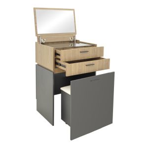 ТОАЛЕТКА SONLEN В ТЪМНОСИВ ЦВЯТ-СОНОМА 60X45X130СМ