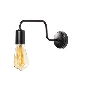 АПЛИК KERQUIN LED МЕТАЛ В ЧЕРЕН ЦВЯТ 28X10X11СМ