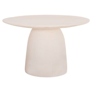КРЪГЛА ТРАПЕЗАРНА МАСА SEPPO HM18154.02 ФИБРОЦИМЕНТ В БЯЛО-Φ119,5X75,5HСМ.