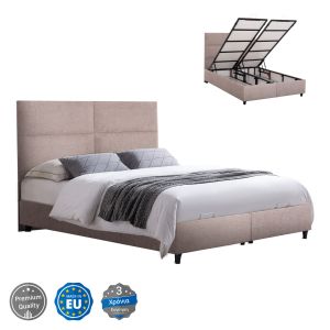 ЛЕГЛО С МЯСТО ЗА СЪХРАНЕНИЕ MILO HM738.22 БЕЖОВ БУКЛЕ ПЛАТ ЗА МАТРАК 140X200СМ
