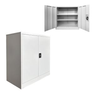 МЕТАЛЕН ШКАФ ARMON В СВЕТЛО СИВ ЦВЯТ 90X45X90СМ