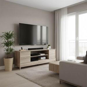 ТВ ШКАФ SASA В ЦВЯТ СОНОМА 120X35X41.5 СМ