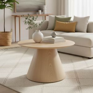 ХОЛНА МАСА DONDA ОТ MDF В ЦВЯТ SONOMA, РАЗМЕРИ 80X45 СМ