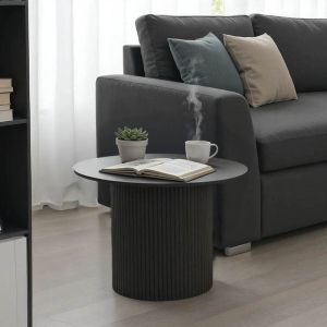 ХОЛНА МАСА DOVEL ОТ MDF В ЧЕРЕН ЦВЯТ, РАЗМЕРИ 70X40 СМ