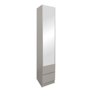 ШКАФ LOSTRO С КОЛОНА И ОГЛЕДАЛО В БЯЛО 29.5X30X164.5 СМ