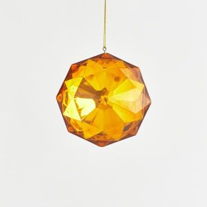 КОЛЕДНА ВИСУЛКА, ДИАМАНТ, КЕХЛИБАР, 9x5x10см