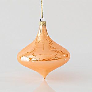 КОЛЕДНА СТЪКЛЕНА УКРАСА, ВИСУЛКА, КАРАМЕЛ, КОМПЛЕКТ ОТ 2 БР., 12x13см