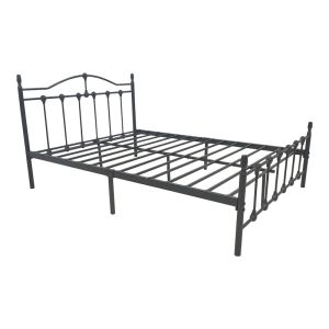 МЕТАЛНО ЛЕГЛО WOTSO В ЧЕРЕН ЦВЯТ 150X200 СМ