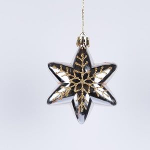 МИНИ ЗВЕЗДА, ШАМПАНСКО, КОМПЛЕКТ ОТ 4 БРОЯ, 5 см (ТОП 120)