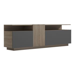 ТВ ШКАФ VENDORA В ЦВЯТ СОНОМА-АНТРАЦИТ 150X29.5X46.3СМ
